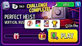 vertical rush supper sized perfect heist solo challenge match masters today gameplay.