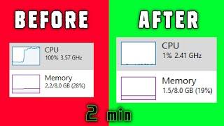 FIX 100% CPU usage | reduce CPU usage windows 10 | 100 CPU usage windows 10️