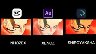 my capcut vs after effects vs alight motion | xenoz remake [AMV/EDIT]