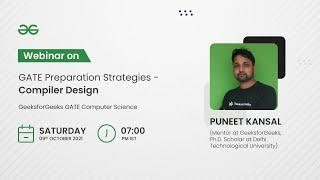 GATE Preparation Strategies - Compiler Design |  GeeksforGeeks GATE Computer Science