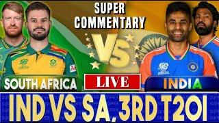 Ind vs Sa - 3rd T20I, Centurion | India vs South Africa Live Score & Commentary | India Live Match |