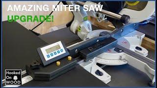 Amazing Miter Saw Upgrade! How to build video