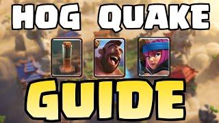 5 BEST TIPS TO MASTER HOG QUAKE | Clash Royale