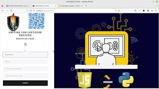 Leetcode Crusaders Login & Registration Panel Walkthrough