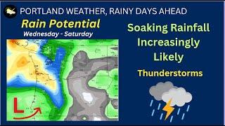 Portland Weather, Rain, Thunderstorms Likely This Week