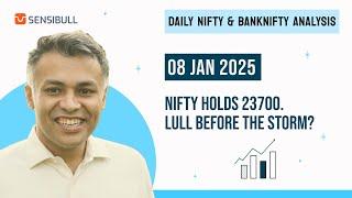 NIFTY & BANK NIFTY Analysis for Tomorrow | Stock Market Outlook | 08 January 2025, Wednesday