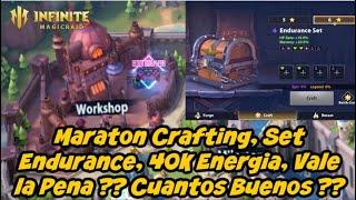 IMR Maraton de Crafting Set Endurance Cuantos Legendarios y Cuantos Buenos ?? (40K Energia)