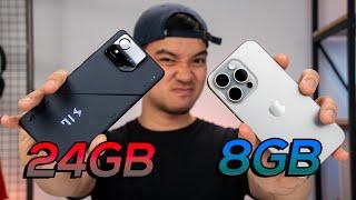 ADU HP PALING NGEBUT 2024! RoG Phone 8 Ultimate vs iPhone 15 Pro!