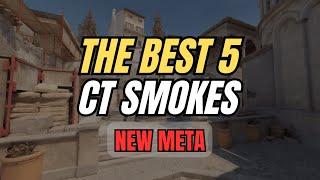 The BEST 5 CT SMOKES on Inferno CS2 - NEW META