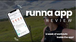 A week of running + working out with Runna! @Runna App Review, Inside the app, Set up + Features