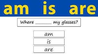 English grammar(am is are quiz)