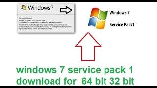 Updating Windows 7 to Windows 7 service pack 1