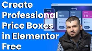 How to Create Stunning Price Boxes in Elementor Free | Easy WordPress Tutorial