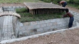 Build Swimming Pool Around Underground House, Sabay Tv, Khmer Build Swimming Pool