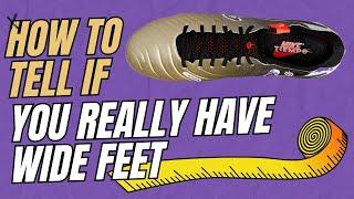 How to find football boots for wide feet