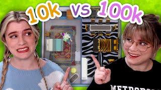 $10,000 vs $100,000 apartments in the sims 4