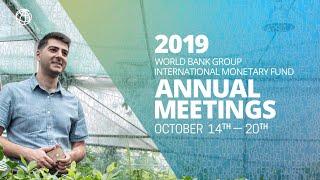 What's on the Agenda? Day 1 of the 2019 World Bank Group-IMF Annual Meetings