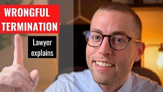 Wrongful Termination Explained by Lawyer