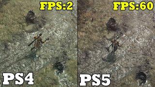 Diablo 4 PS4 vs. PS5 comparison | Loading times, graphics and FPS test