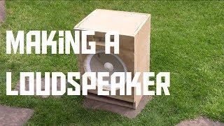 Making a DIY loudspeaker (AKIO TV)