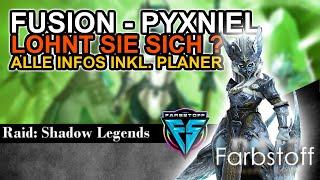 Raid: Shadow Legends - Weihnachtsfusion Pyxniel - Lohnt sie sich ? - Alle Infos inkl. Planer