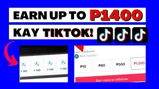 Tiktok Cash Rewards: Earn up to P1400!