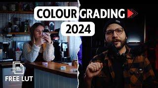 How I colour grade my videos 2024 ( FREE LUT )