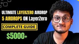 ULTIMATE LAYERZERO AIRDROPS GUIDE | 5 Airdrops in one | Beginner friendly Tutorial Step by step