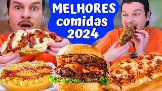 PROVANDO AS MELHORES COMIDAS E LANCHES DO APLICATIVO E MERCADO DE 2024 - Vale a pena?