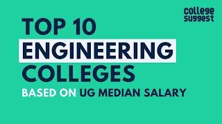 Top 10 Engineering Colleges Based on Median Salary