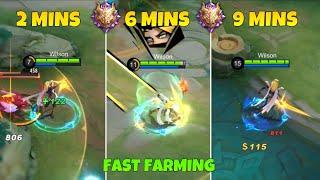 LANCELOT ULTRA FAST FARMING ROTATION IN MYTHICAL GLORY!! | 9 MINS LEVEL MAX TUTORIAL! (Easy Rank Up)