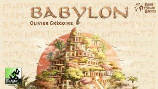 Babylon ►►► some of the most impressive components we've seen this year!