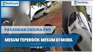 Warga Gerebek Pasangan Diduga PNS Mesum Dalam Mobil