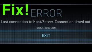 Modern Warfare How to Fix Lost Connection to Host/Server