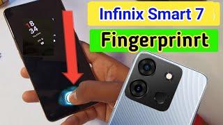 Infinix smart 7 display fingerprint setting/Infinix smart 7 fingerprint screen lock/fingerprint