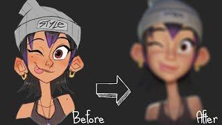 2D Drawing to 3D Sculpt with ZBRUSH and BLENDER!