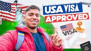  USA Visa Approved  in UK|| America Visa || Naa Mano Prayanam ️