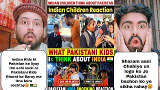 What Indian Kids Think About Pakistan Vs What Pakistani Kids Think about India | Pakistani Reaction