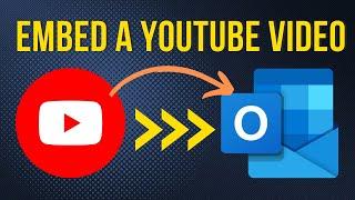 How To "Embed" a YouTube Video Inside Outlook Email
