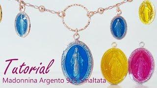 Video Tutorial Dooitu DIY | Charms Pendente Argento 925 Madonnina Smaltata