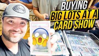 BUYING LOTS FROM A LOCAL CARD SHOW | SECAUCUS CARD SHOW VLOG