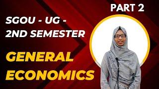 SGOU - UG - 2nd Semester -General Economics- Sreenarayana Guru Open University Video Classes-