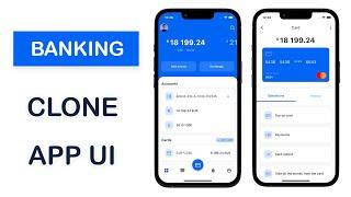 Flutter UI Speed Code: Banking App Dashboard & Card Listing Page