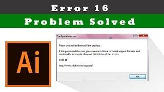 Live Proof 101% | Adobe Illustrator CC Error 16 Problem Solve | How to solve Illustrator Error 16