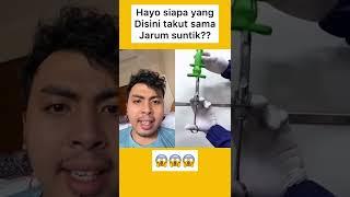 Hayo siapa yang disini takut jarum suntik?  #shorts