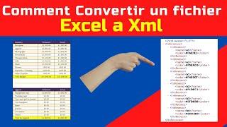 How to Convert and Export Excel File to XML