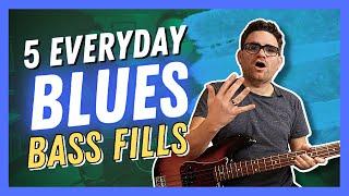 5 Everyday Blues Bass Fills (From Easy to Hard)