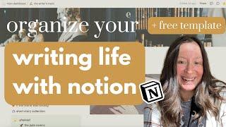 WRITING VLOG  Notion for Writers | How I Organize My Writing Idea + Free Template!