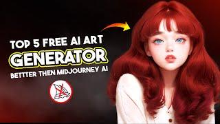 Top 5 Best Free AI Art Generator 2023 | Free Midjourney Ai Alternatives