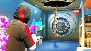 Ich VERSTECKE mich 24h im TRESOR in der AGENCY  (Fortnite Deutsch)